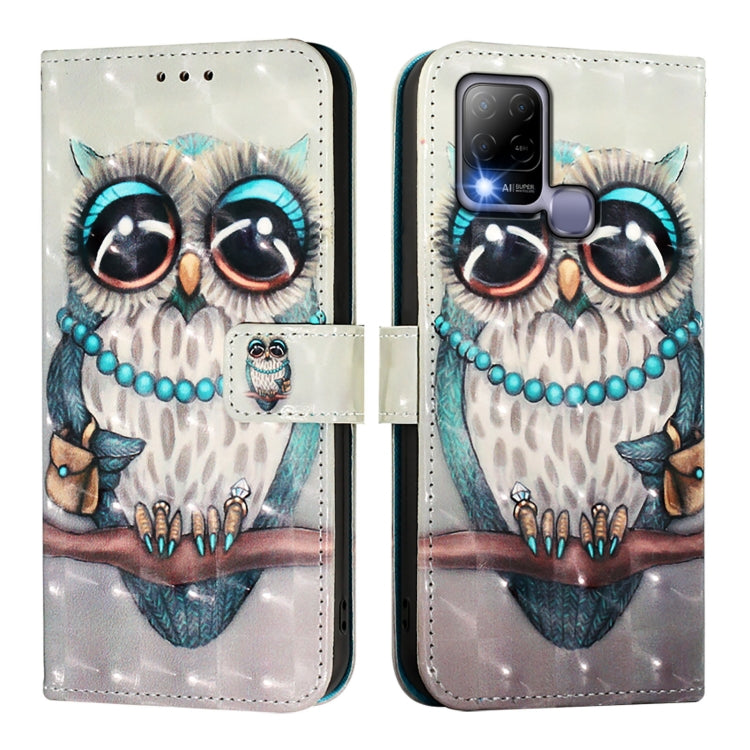 For Infinix Hot 10T / 10S 3D Painting Horizontal Flip Leather Phone Case