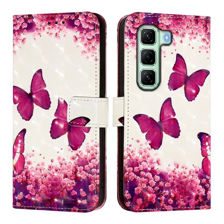 For Infinix Hot 50 4G 3D Painting Horizontal Flip Leather Phone Case