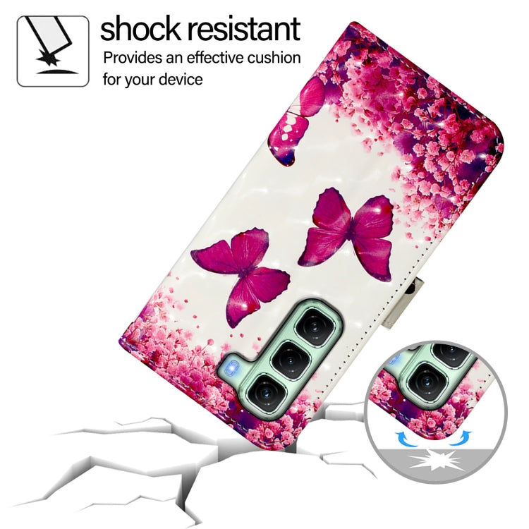 For Infinix Hot 50 4G 3D Painting Horizontal Flip Leather Phone Case