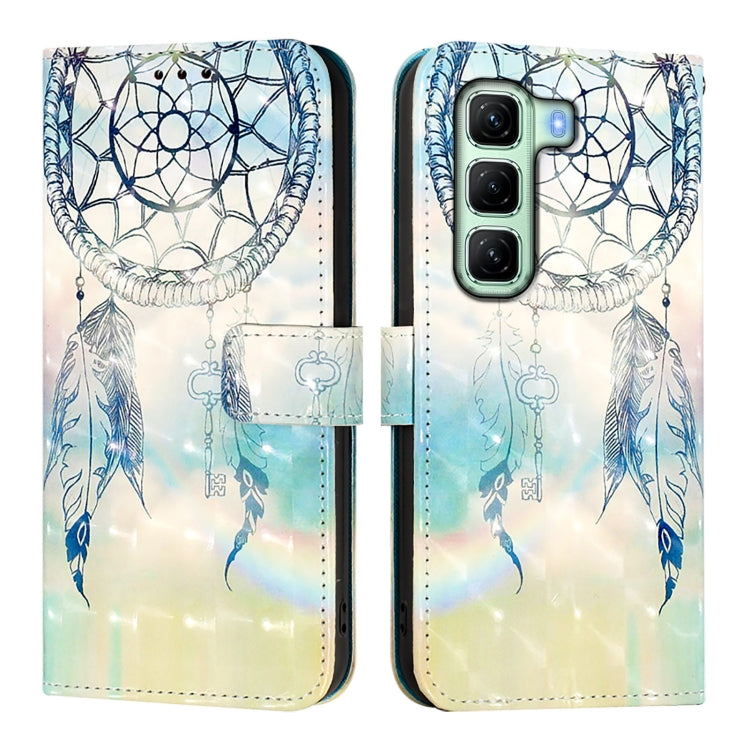 For Infinix Hot 50 4G 3D Painting Horizontal Flip Leather Phone Case