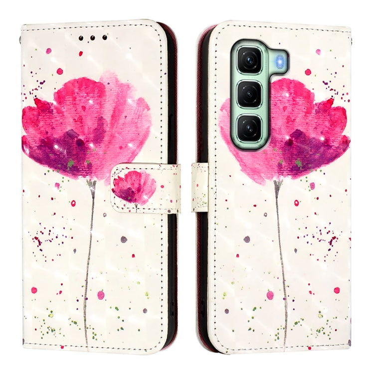 For Infinix Hot 50 4G 3D Painting Horizontal Flip Leather Phone Case