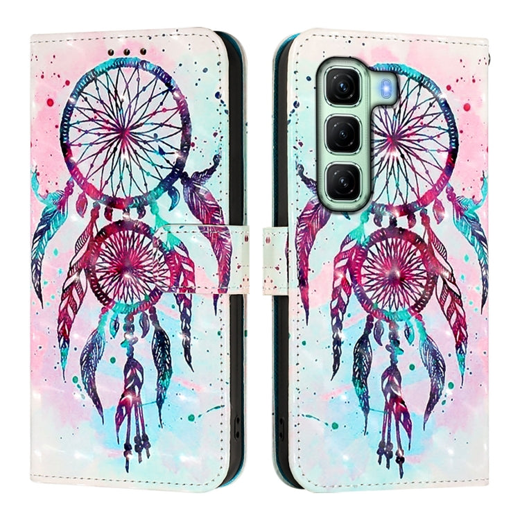 For Infinix Hot 50 4G 3D Painting Horizontal Flip Leather Phone Case