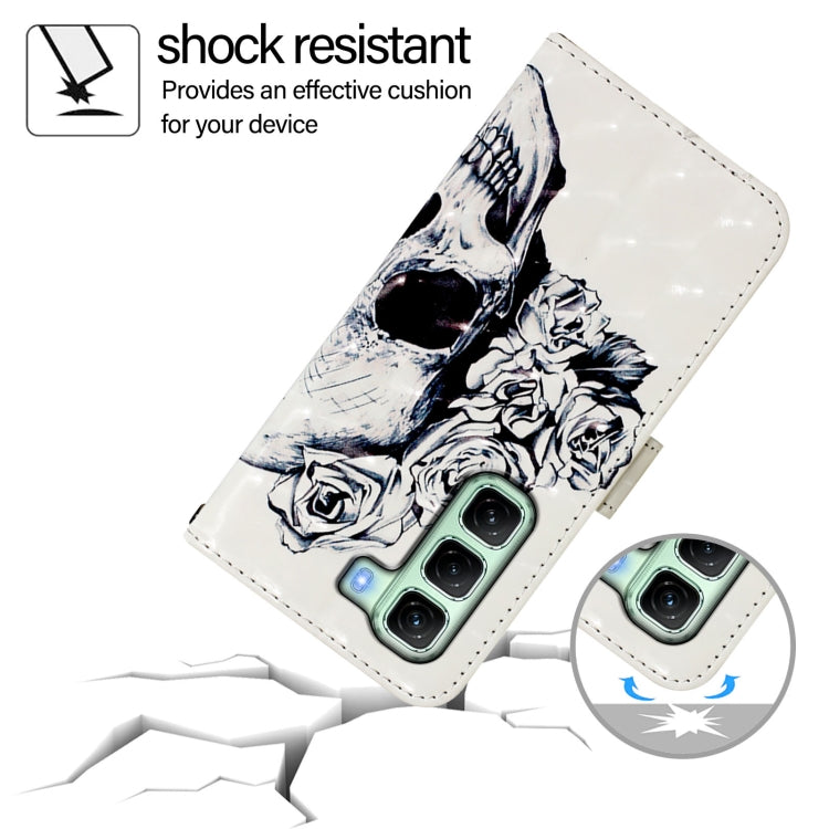 For Infinix Hot 50 4G 3D Painting Horizontal Flip Leather Phone Case