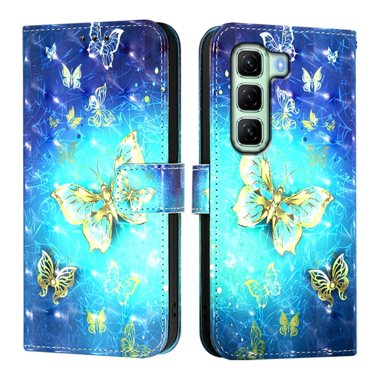 For Infinix Hot 50 5G 3D Painting Horizontal Flip Leather Phone Case