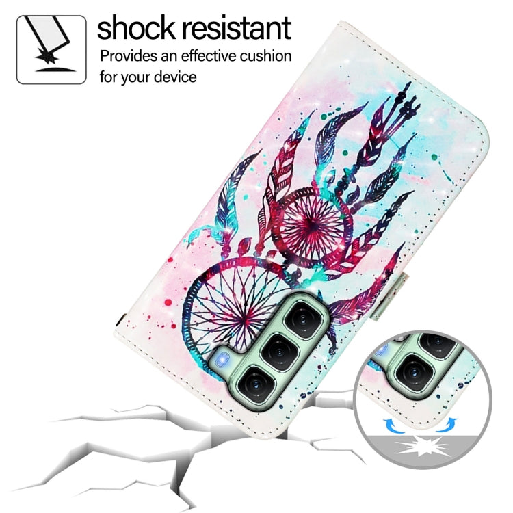 For Infinix Hot 50 5G 3D Painting Horizontal Flip Leather Phone Case