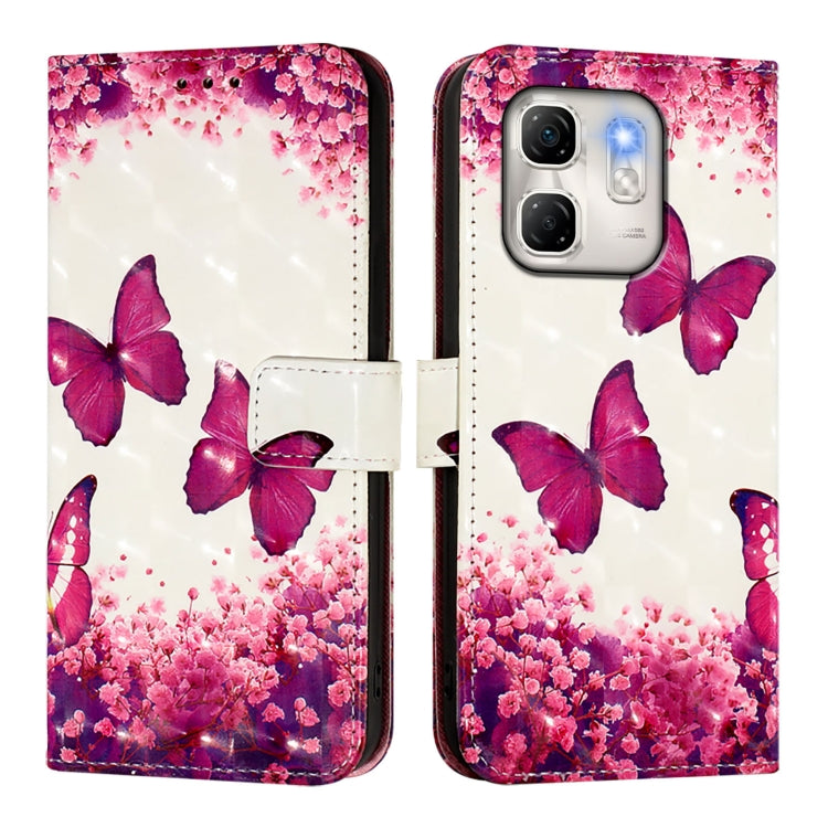For Infinix Hot 50i 5G / Smart 9 4G 3D Painting Horizontal Flip Leather Phone Case