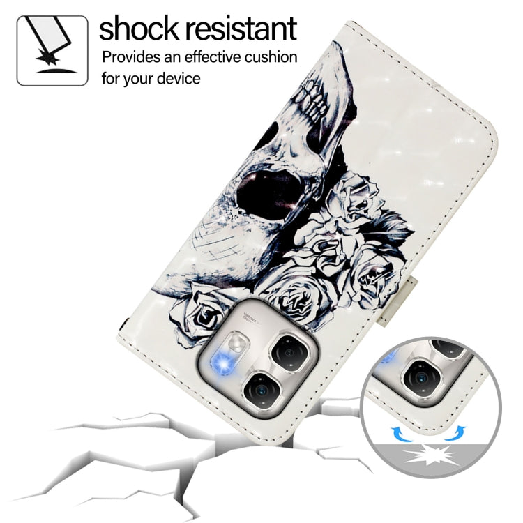 For Infinix Hot 50i 5G / Smart 9 4G 3D Painting Horizontal Flip Leather Phone Case