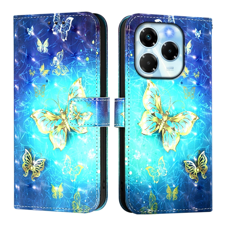 For Infinix Note 40X 5G 3D Painting Horizontal Flip Leather Phone Case
