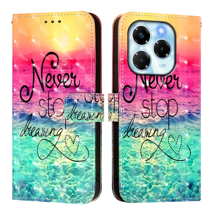 For Infinix Note 40X 5G 3D Painting Horizontal Flip Leather Phone Case