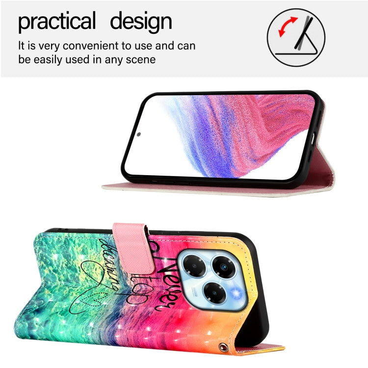 For Infinix Note 40X 5G 3D Painting Horizontal Flip Leather Phone Case