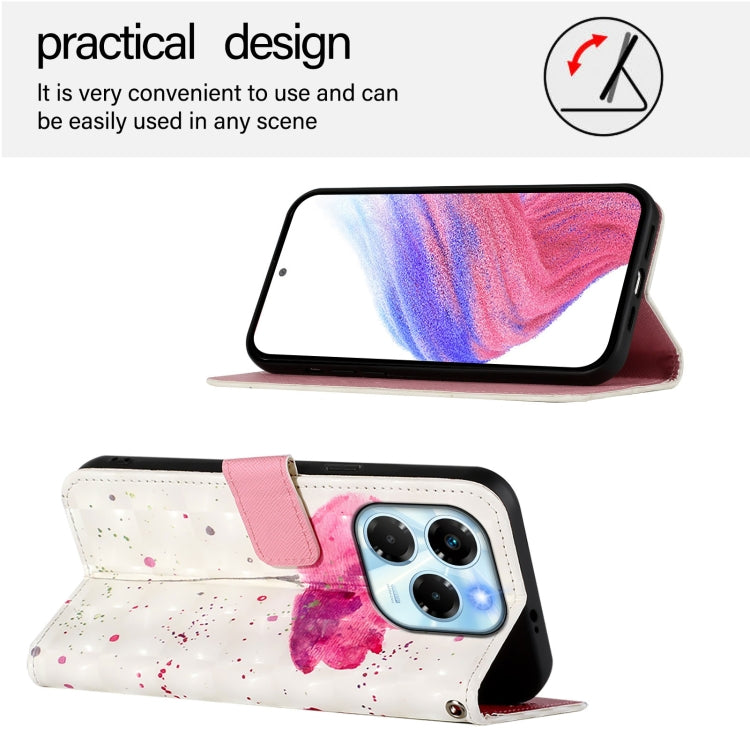 For Infinix Note 40X 5G 3D Painting Horizontal Flip Leather Phone Case