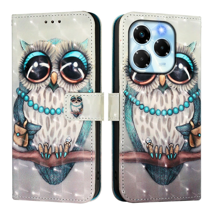 For Infinix Note 40X 5G 3D Painting Horizontal Flip Leather Phone Case