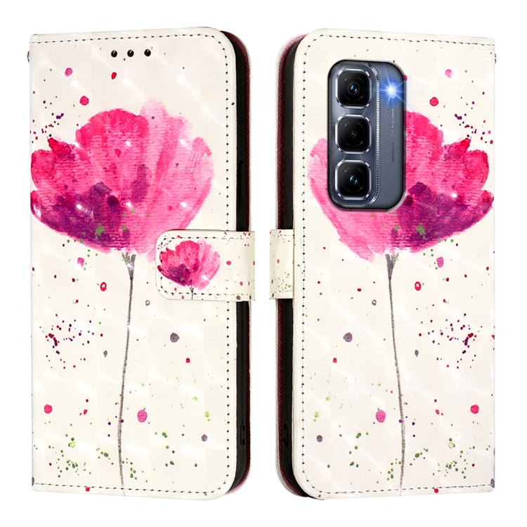 For Infinix Hot 50 Pro+ 4G 3D Painting Horizontal Flip Leather Phone Case