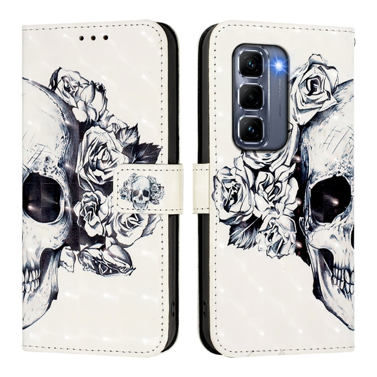 For Infinix Hot 50 Pro+ 4G 3D Painting Horizontal Flip Leather Phone Case