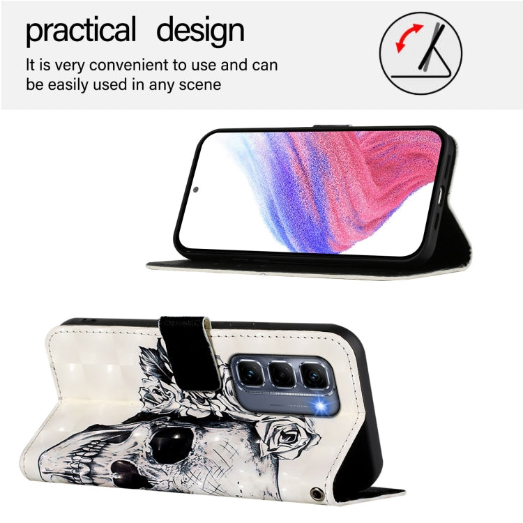 For Infinix Hot 50 Pro+ 4G 3D Painting Horizontal Flip Leather Phone Case