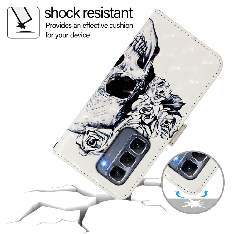 For Infinix Hot 50 Pro+ 4G 3D Painting Horizontal Flip Leather Phone Case