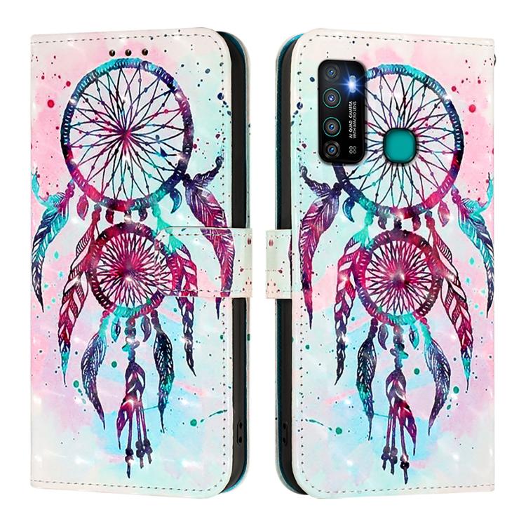 For Infinix Hot 9 / Hot 9 Pro 3D Painting Horizontal Flip Leather Phone Case