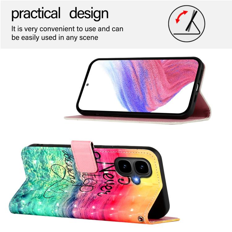 For Infinix Smart 10 4G / Tecno Pop 10 3D Painting Horizontal Flip Leather Phone Case