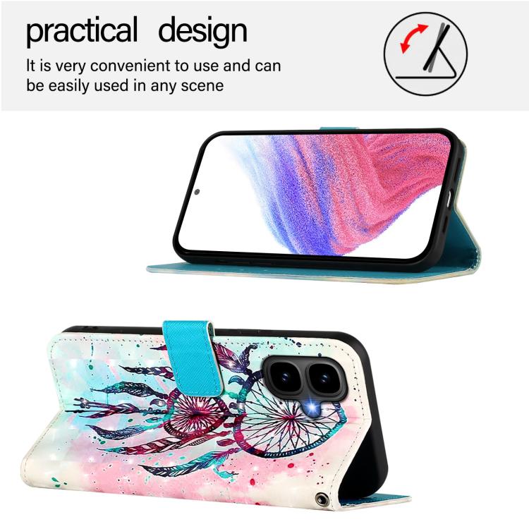 For Infinix Smart 10 4G / Tecno Pop 10 3D Painting Horizontal Flip Leather Phone Case
