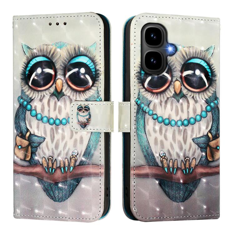 For Infinix Smart 10 4G / Tecno Pop 10 3D Painting Horizontal Flip Leather Phone Case