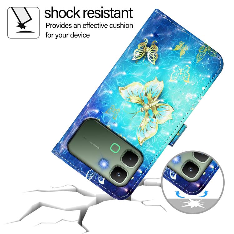 For Infinix Note Edge 5G 3D Painting Horizontal Flip Leather Phone Case