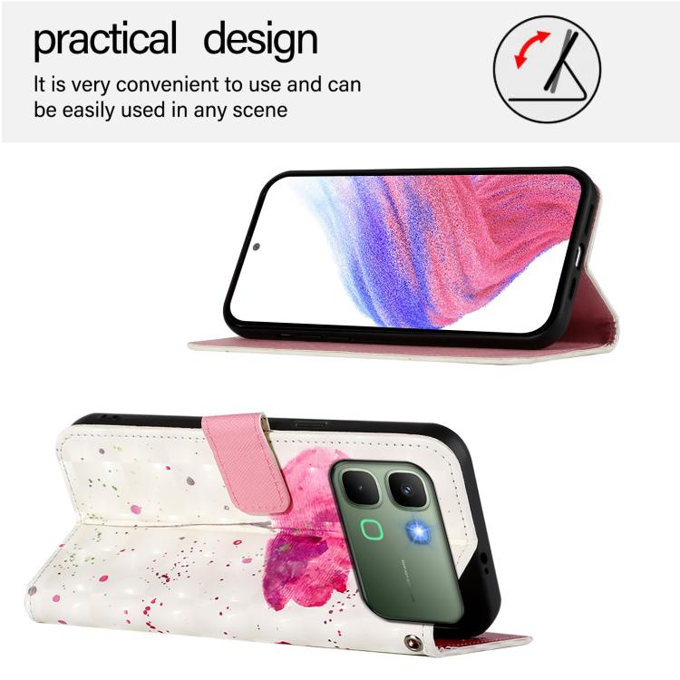 For Infinix Note Edge 5G 3D Painting Horizontal Flip Leather Phone Case