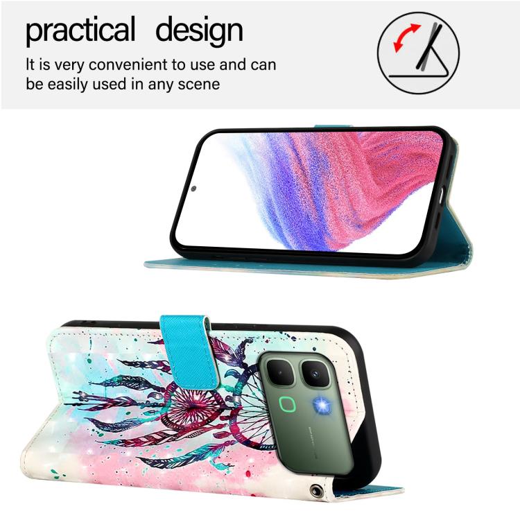 For Infinix Note Edge 5G 3D Painting Horizontal Flip Leather Phone Case