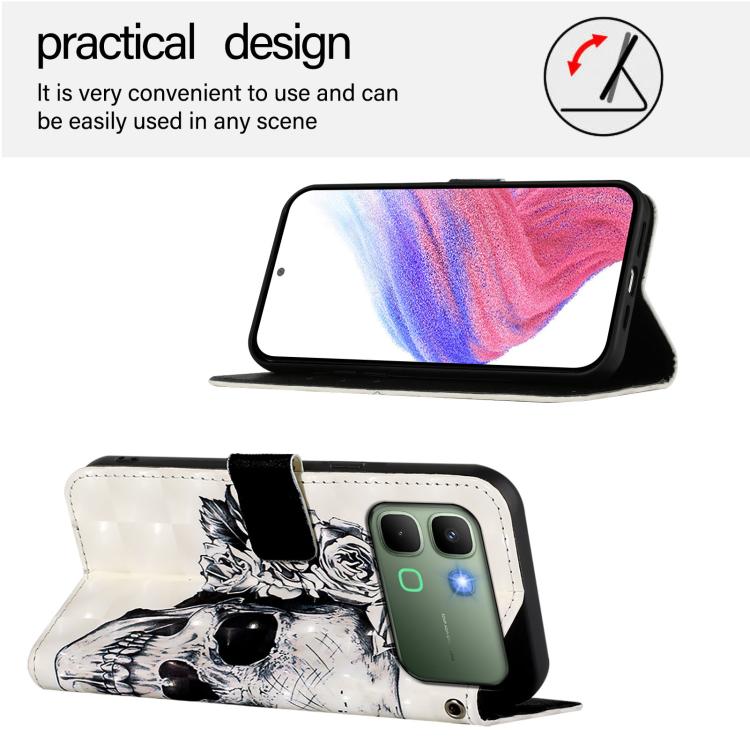 For Infinix Note Edge 5G 3D Painting Horizontal Flip Leather Phone Case