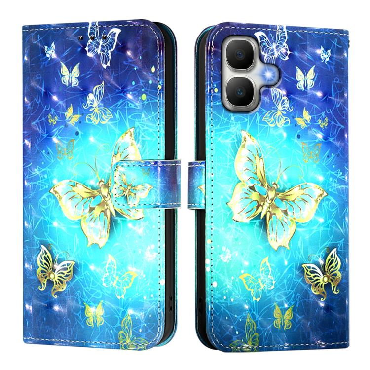 For Infinix Smart 20 4G 3D Painting Horizontal Flip Leather Phone Case