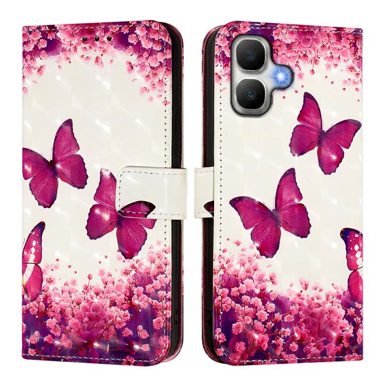 For Infinix Smart 20 4G 3D Painting Horizontal Flip Leather Phone Case