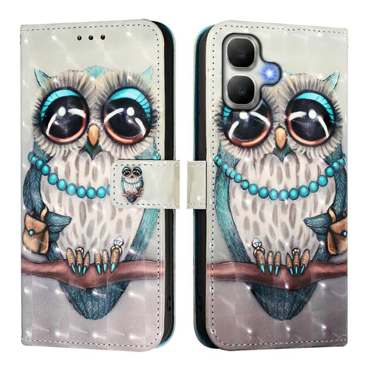 For Infinix Smart 20 4G 3D Painting Horizontal Flip Leather Phone Case