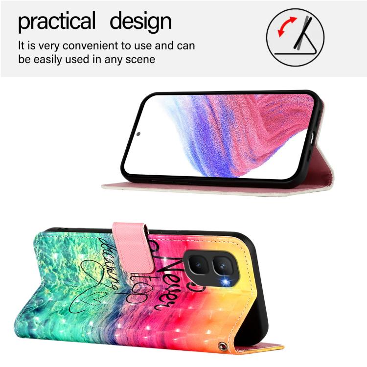 For Infinix GT 50 Pro 5G 3D Painting Horizontal Flip Leather Phone Case
