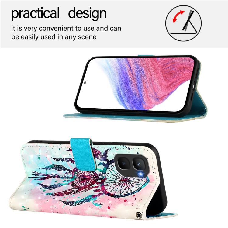 For Infinix GT 50 Pro 5G 3D Painting Horizontal Flip Leather Phone Case