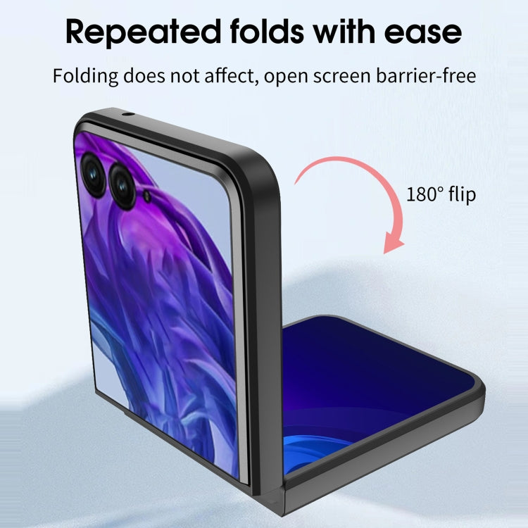 For Motorola Razr 50 Ultra CD Texture Magnetic Holder Phone Case