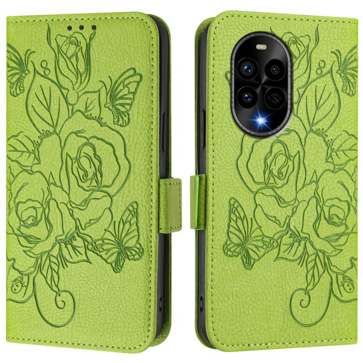 For Huawei nova 13 Pro Embossed Rose RFID Anti-theft Leather Phone Case