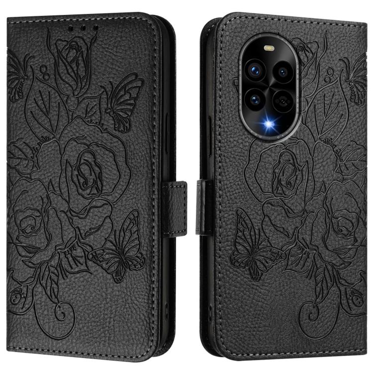 For Huawei nova 13 Pro Embossed Rose RFID Anti-theft Leather Phone Case
