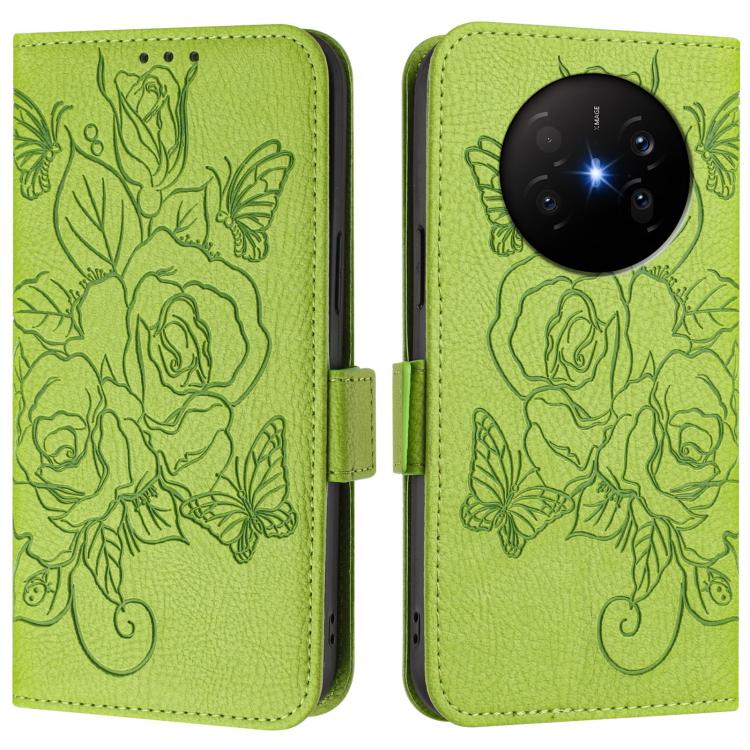 For Huawei Mate 70 Air Embossed Rose RFID Anti-theft Leather Phone Case