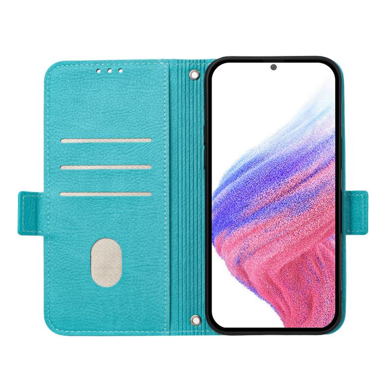 For Honor X5c Plus Embossed Rose RFID Anti-theft Leather Phone Case