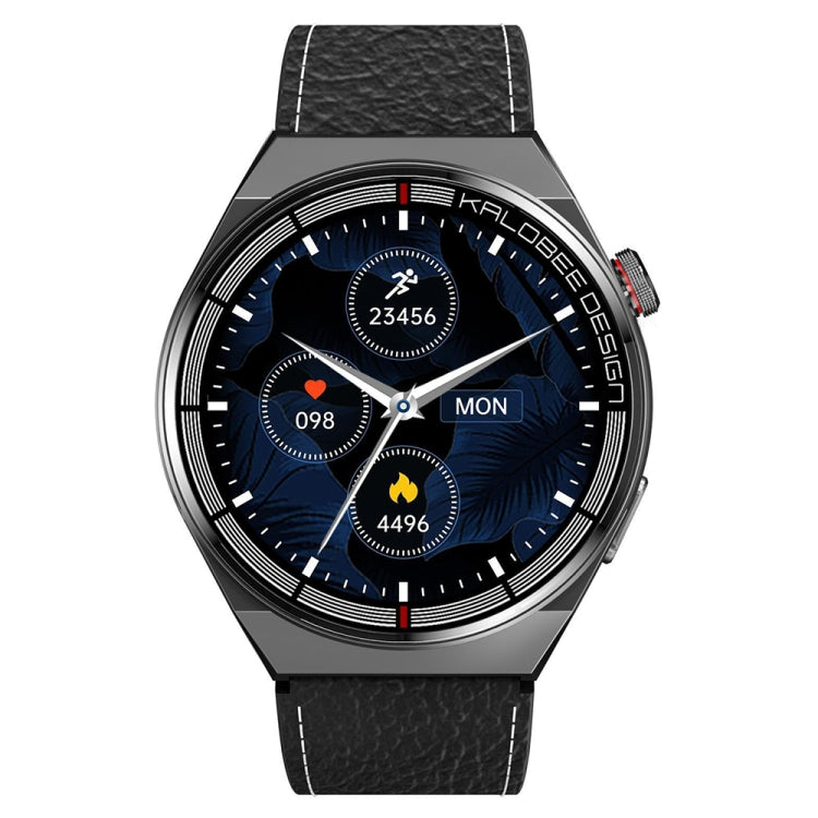 1.3 inch Leather Band IP68 Waterproof Smart Watch Support Bluetooth Call
