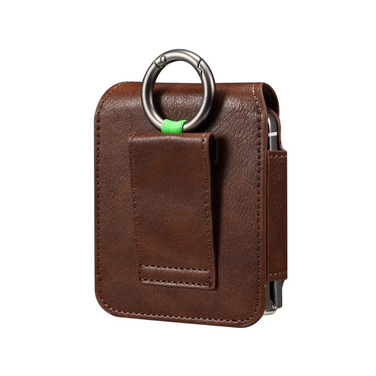Folding Screen Mobile Phone Waist Hanging Universal Clutch Bag