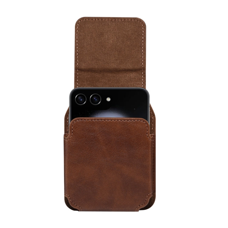 Folding Screen Mobile Phone Waist Hanging Universal Clutch Bag