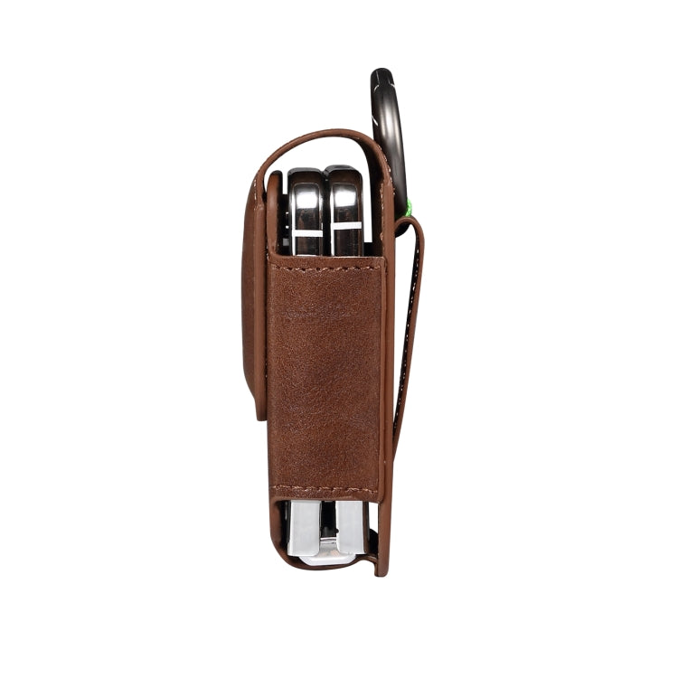 Folding Screen Mobile Phone Waist Hanging Universal Clutch Bag