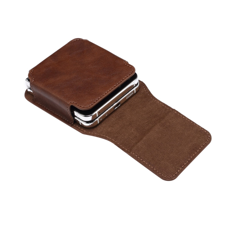 Folding Screen Mobile Phone Waist Hanging Universal Clutch Bag