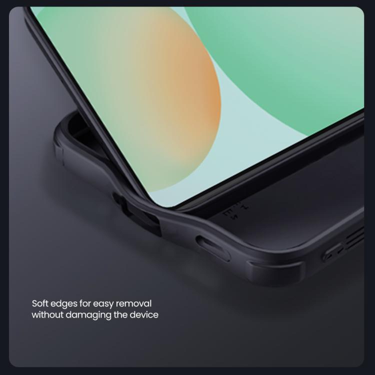 For Samsung Galaxy S25 Edge 5G NILLKIN Black Mirror Pro Series Camshield PC Phone Case