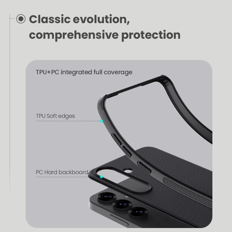 For Samsung Galaxy S25 5G NILLKIN Frosted Shield Pro PC + TPU Phone Case