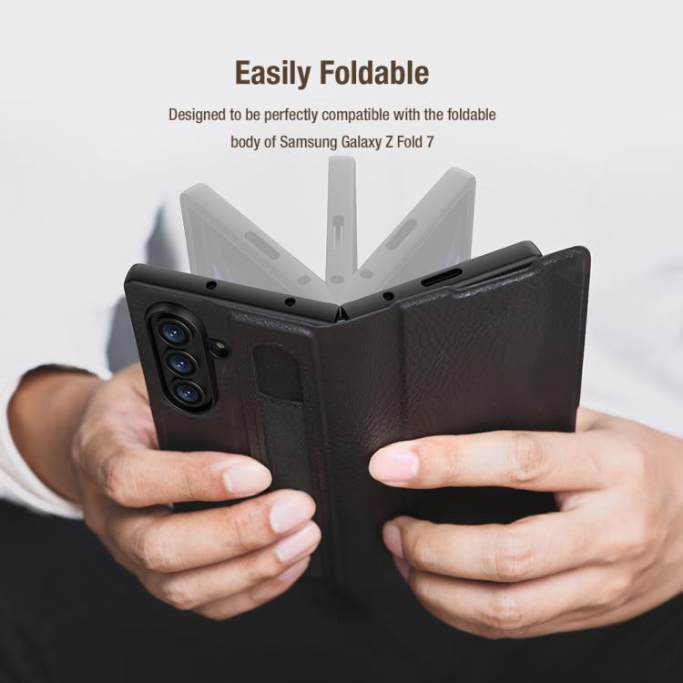 For Samsung Galaxy Z Fold7 5G NILLKIN Ogg Leather Phone Case