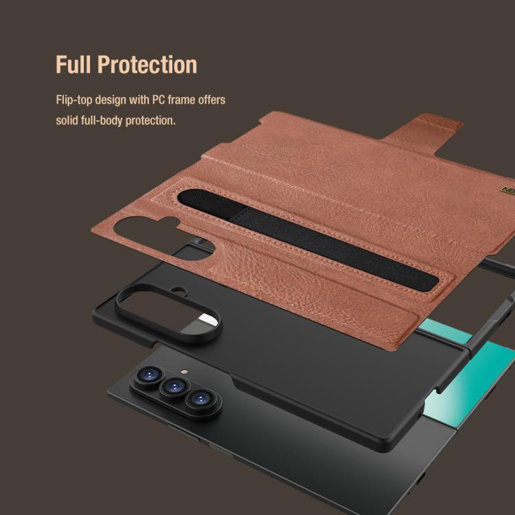 For Samsung Galaxy Z Fold7 5G NILLKIN Ogg Leather Phone Case