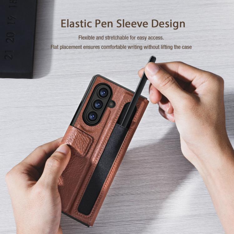 For Samsung Galaxy Z Fold7 5G NILLKIN Ogg Leather Phone Case