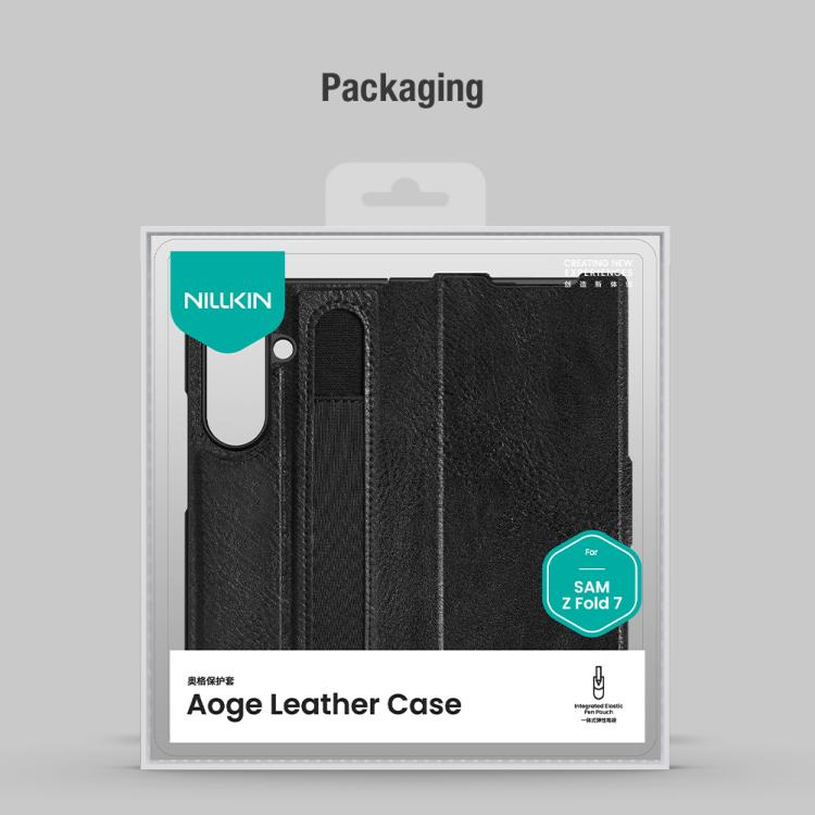 For Samsung Galaxy Z Fold7 5G NILLKIN Ogg Leather Phone Case