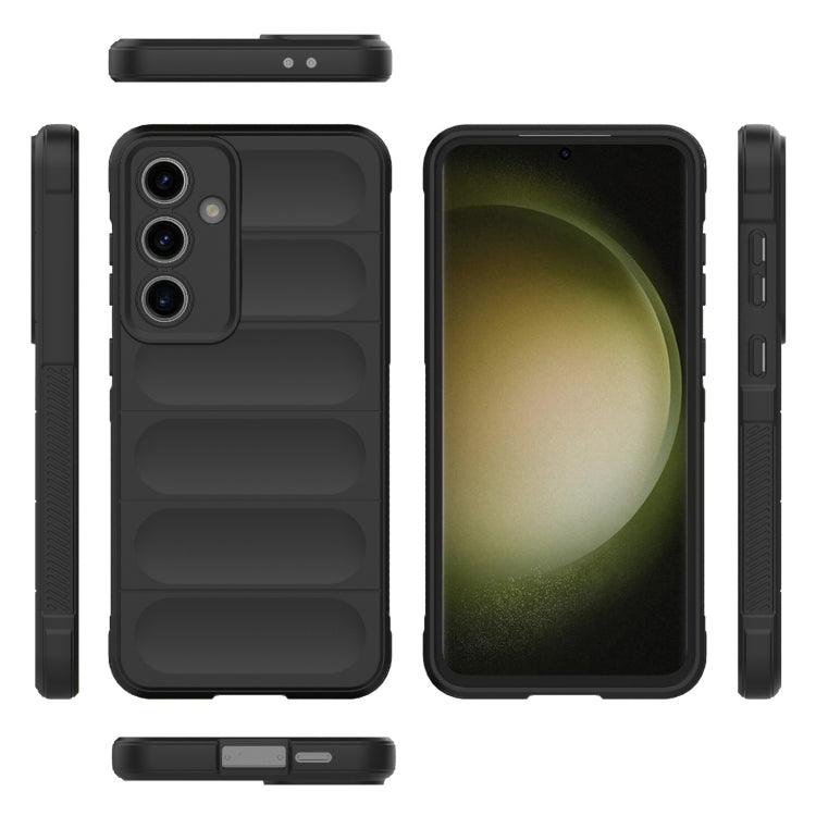 For Samsung Galaxy S24 FE 5G Magic Shield TPU + Flannel Phone Case